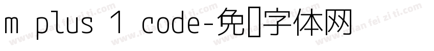 m plus 1 code字体转换